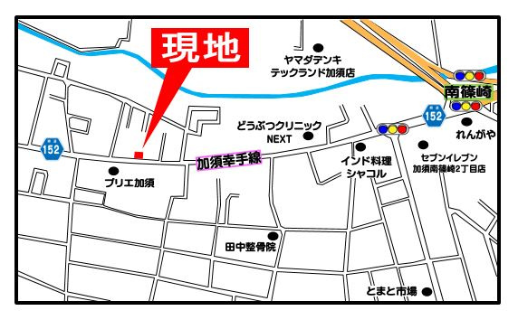 加須市久下5丁目の地図