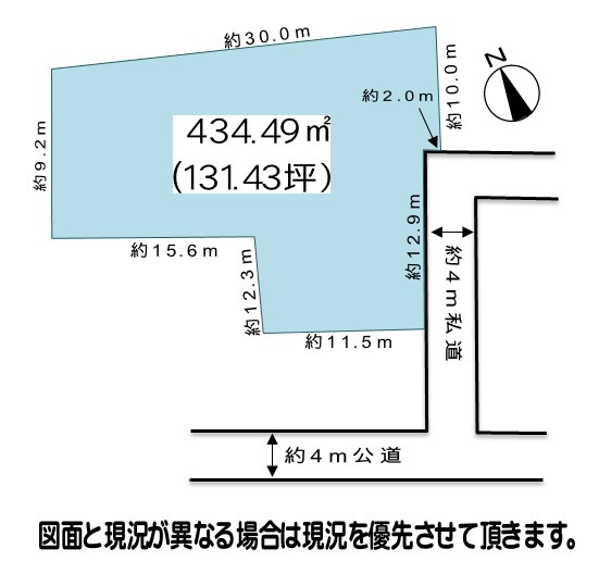 久喜市栗橋東3丁目の土地図
