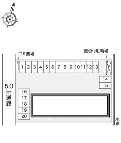 レオネクストかおりの区画図