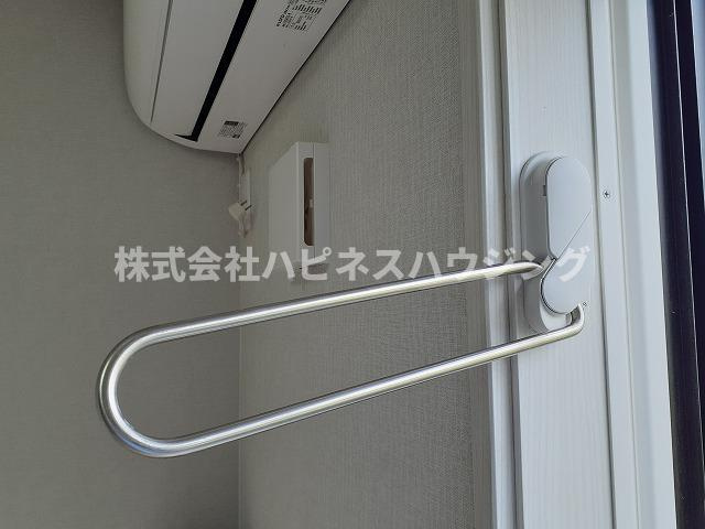 アンレーヴメゾンＡのバルコニー