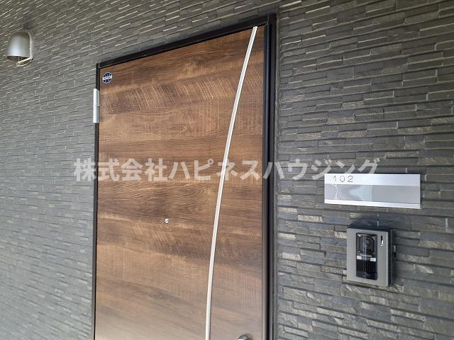 アンレーヴメゾンＡの玄関