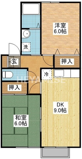 シャトレー本田の間取り
