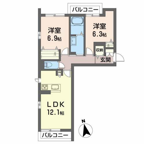 プランドール南矢野目|プランドール南矢野目 305号-2