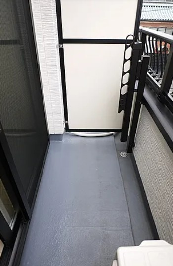 MELDIA東向島のバルコニー