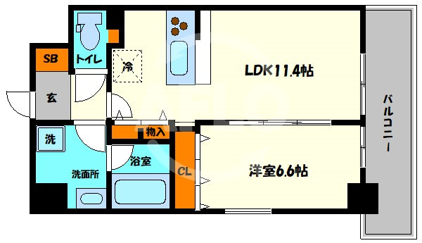Fuku島之内の間取り|Fuku島之内（フク島之内）　間取り