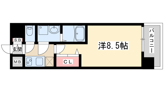 【間取り】 | ジュネス新大阪レジデンス
