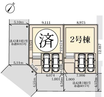 【区画図】 | Livele Garden.S北本市西高尾7丁目　新築住宅
