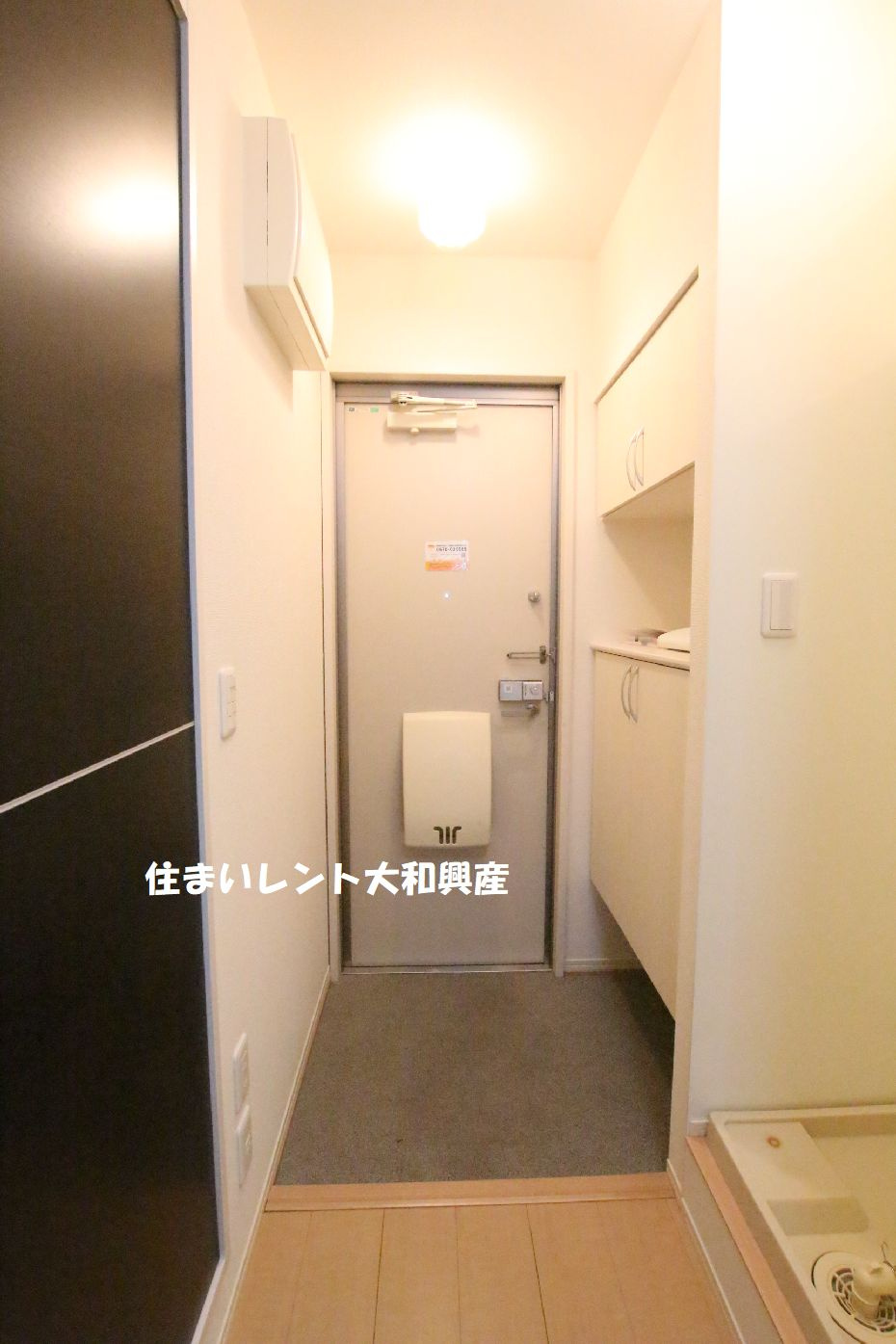 ドミールの玄関