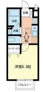 ドミールの間取り