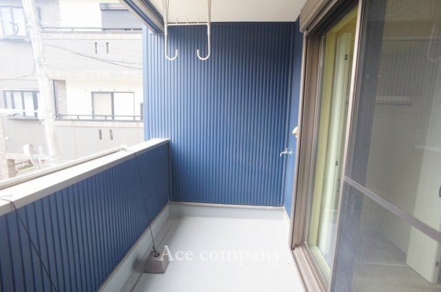 【バルコニー】 | 東住吉区矢田3丁目 | 南向きのインナーバルコニー☆水栓完備です☆