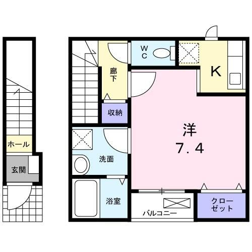 クラール常盤台の間取り