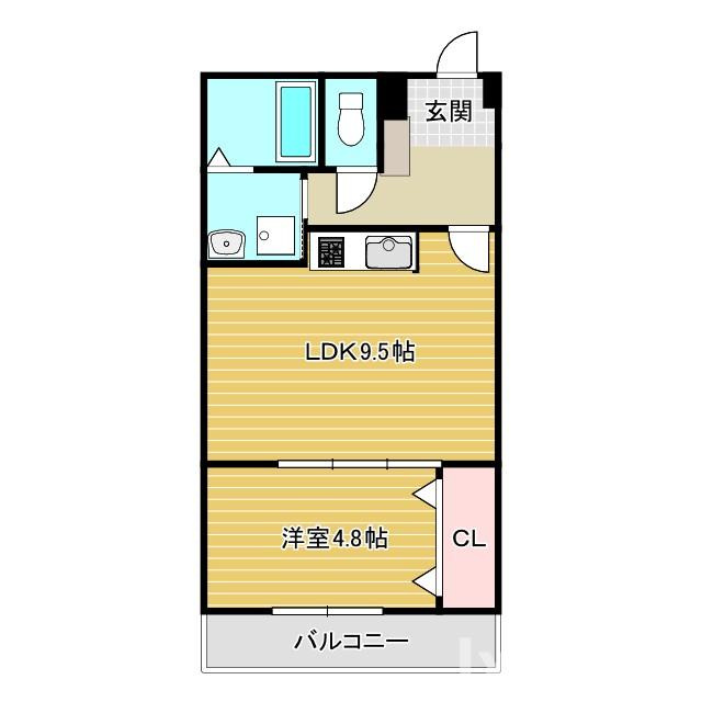 ソリティア茨木の間取り