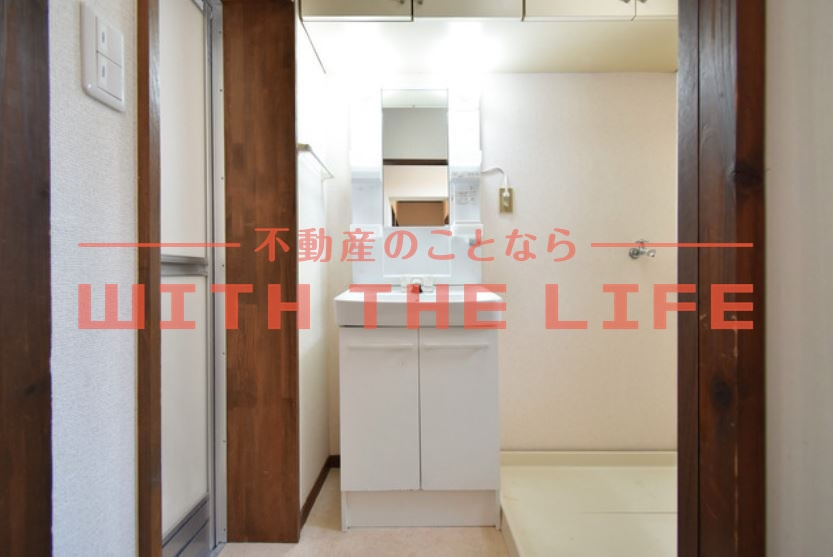 ライブタウン枝光【キャッシュバック】の独立洗面台|独立洗面台、朝の身支度には欠かせません