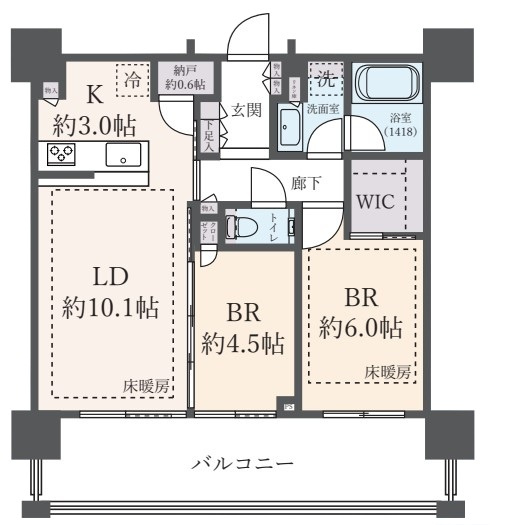 【間取り】 | シティタワー新宿