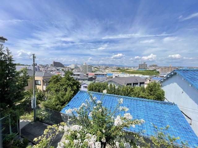 吹田市千里山高塚のアパートの展望