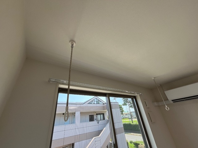 笹谷中條 新築アパートＢ棟|室内物干し(イメージ)