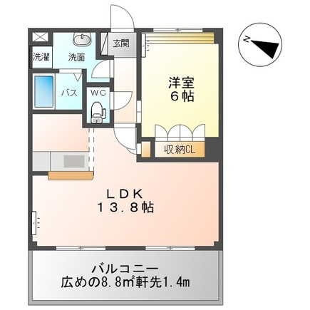 フロイデＡの間取り|間取図