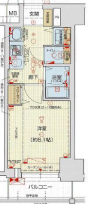 【間取り】 | ララプレイス三宮東アスヴェル