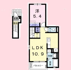 レメゾン日の出　弐番館の間取り