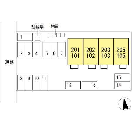セピアコートの区画図
