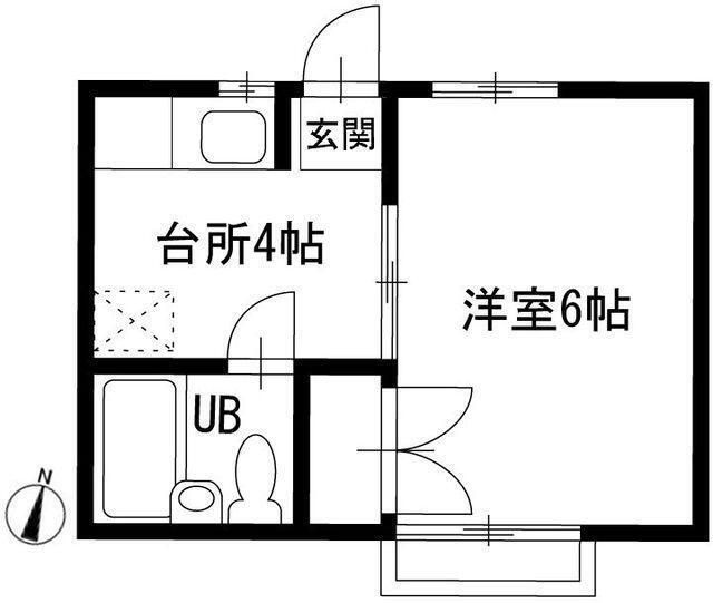 クレージュハイツの間取り