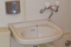 クレージュハイツの洗面所