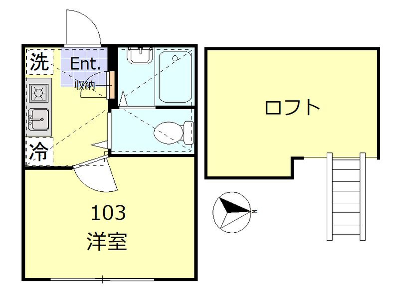アジュール中野の間取り