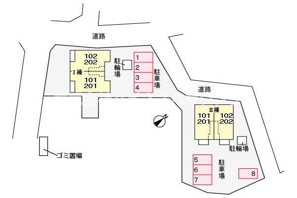 フォレスト　Ⅱの区画図