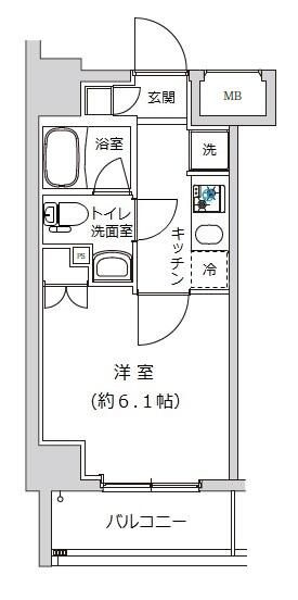 ライジングプレイス武蔵新城の間取り|間取りです。