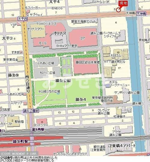 セジョリ錦糸町の地図