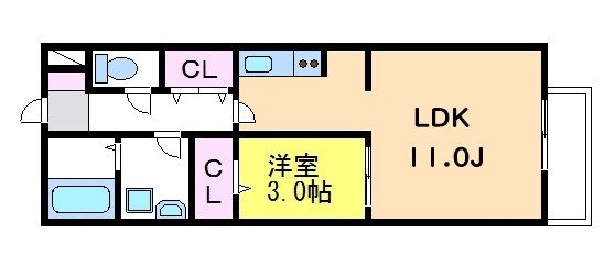 ソル・セレッソⅡの間取り|お電話でお問合わせ頂けますと、よりスムーズにご対応出来ます♪