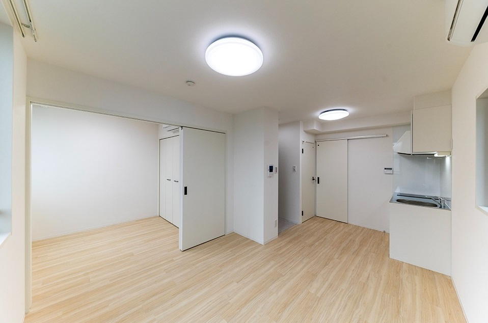 COCOCUBE武蔵新田の居間・リビング