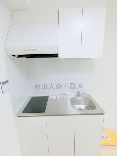 COCOCUBE武蔵新田のキッチン|2口IHシステムキッチン