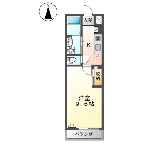 ディアコート中畝の間取り