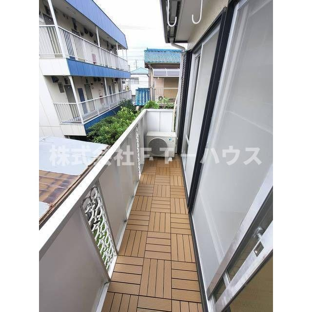 プレジール秋のバルコニー
