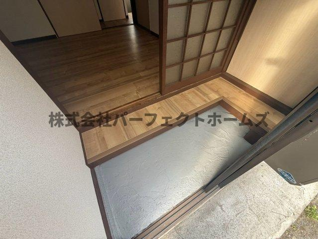 青野ハウスの玄関|落ち着いた玄関です