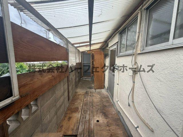 青野ハウスのバルコニー|広々としたバルコニーです
