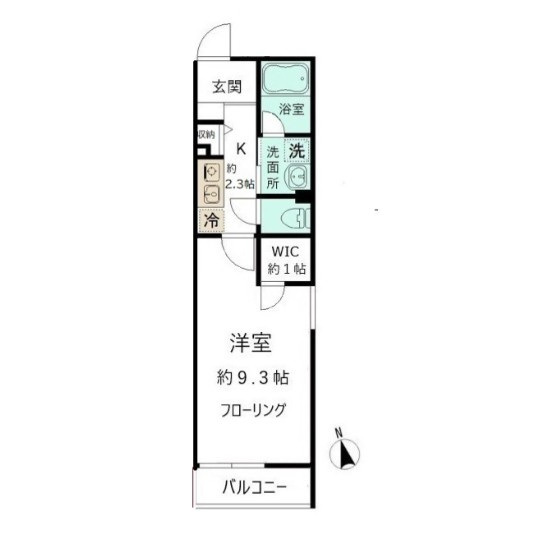 レオ四拾六番館の間取り