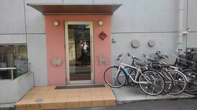 ビーナスコートⅡのエントランス