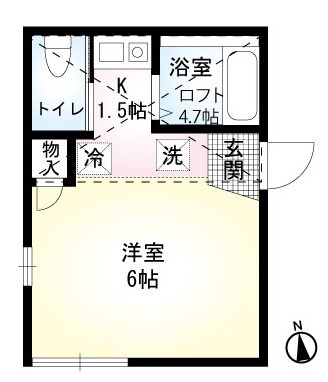 シエル馬堀海岸の間取り