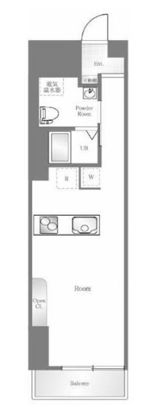 ライオンズマンション八丁堀の間取り|間取りです。