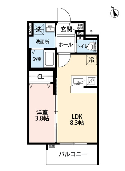 【間取り】 | 仲介手数料０円！HPに初期費用掲載！「プライスホーム」で検索！robot home 箱崎宮前Ⅱ