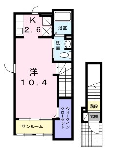 【間取り】 | ヒルサイド菊名Ⅱ