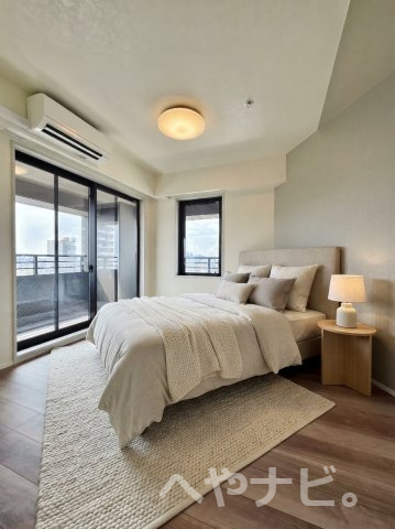 【寝室】 | S-RESIDENCE千種belvia TOWER | ★洋室　AIにて家具配置