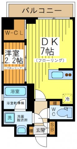 アジールコート桜上水の間取り