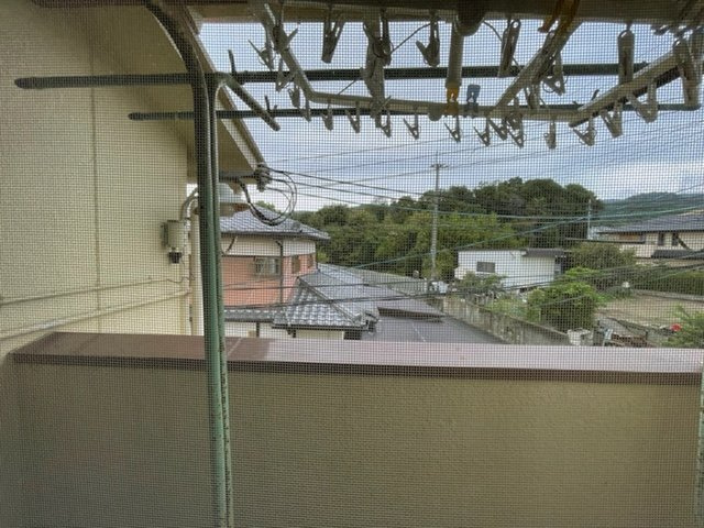 シェアハウス ライラックのバルコニー|陽当たり良好なバルコニーです