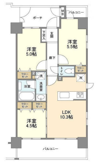 【間取り】 | ジニア浅草 | 間取り
