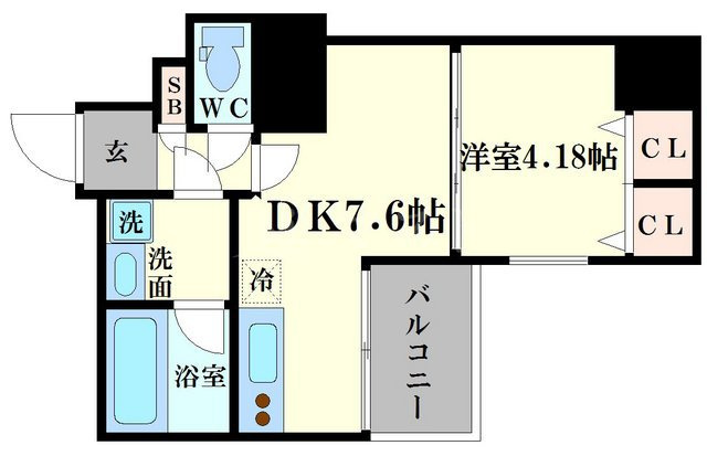 プレジオ本町の間取り