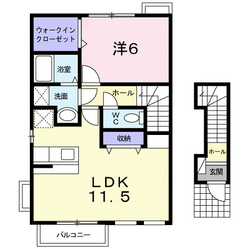 ソレイユの間取り