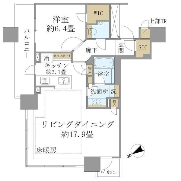 ＢｒｉｌｌｉａＴｏｗｅｒｓ目黒サウスレジデンスの間取り